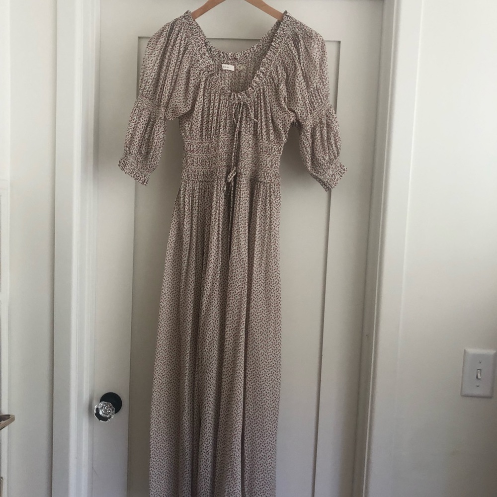 Doen Ischia Dress Berry Bisou Floral